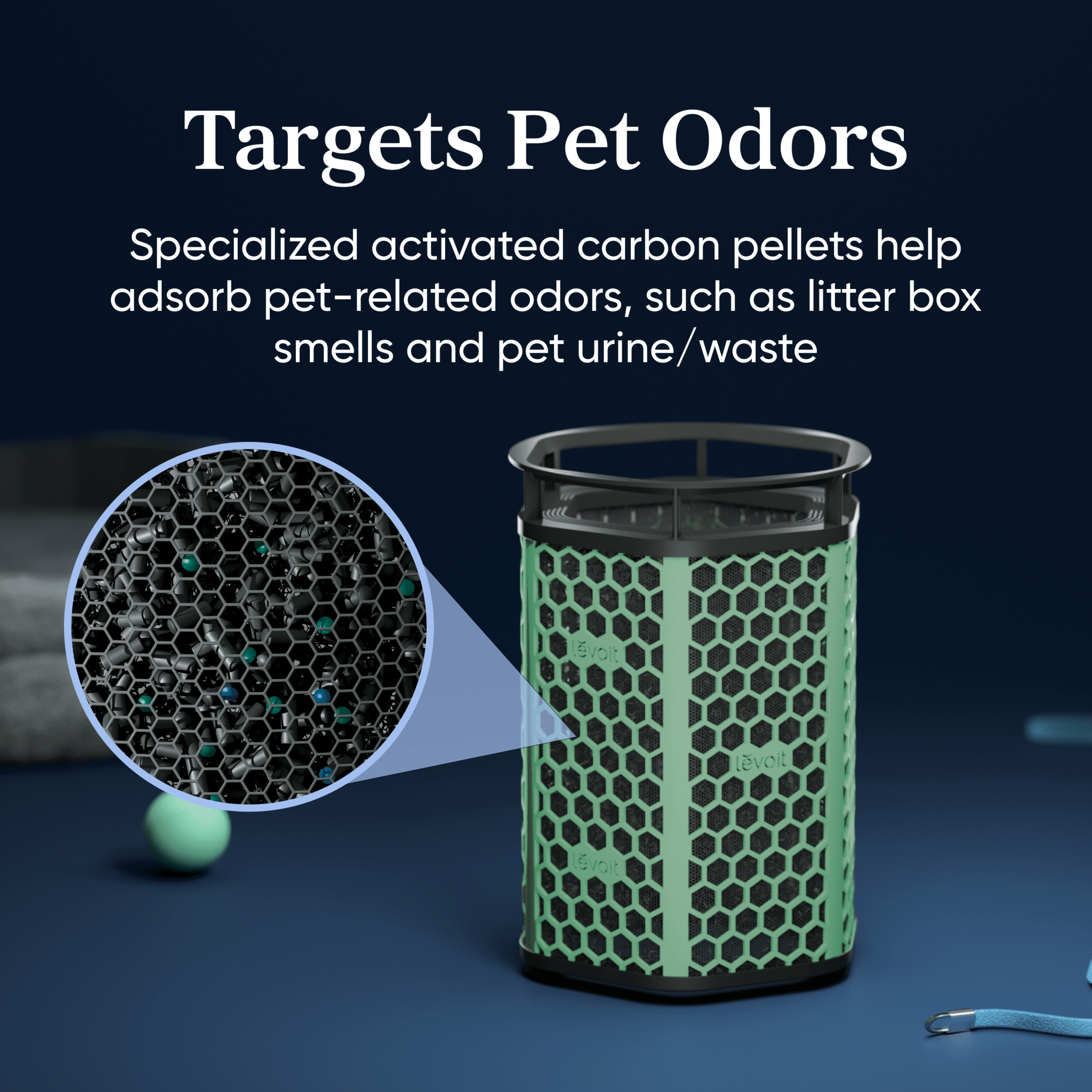 Levoit Eleva™ 300X Pet Activated Carbon Air Purifier Filter - Image 3